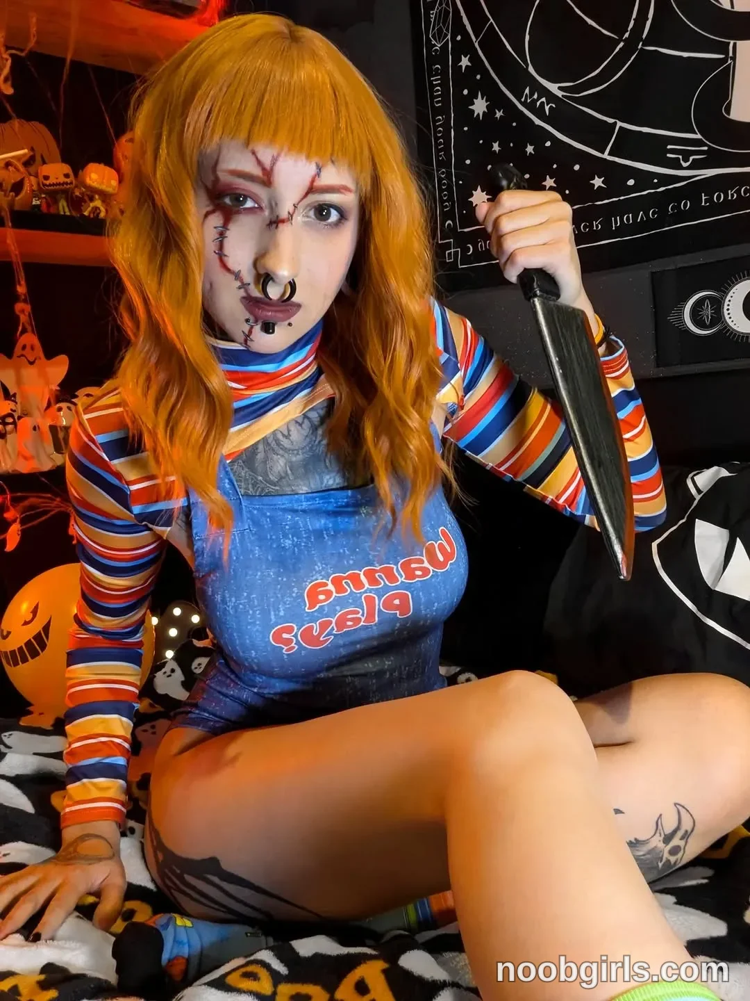 Juune (@666deathgasm) — "𝖂𝖆𝖓𝖓𝖆 𝖕𝖑𝖆𝖞? 🔪 . . . . 🎃"