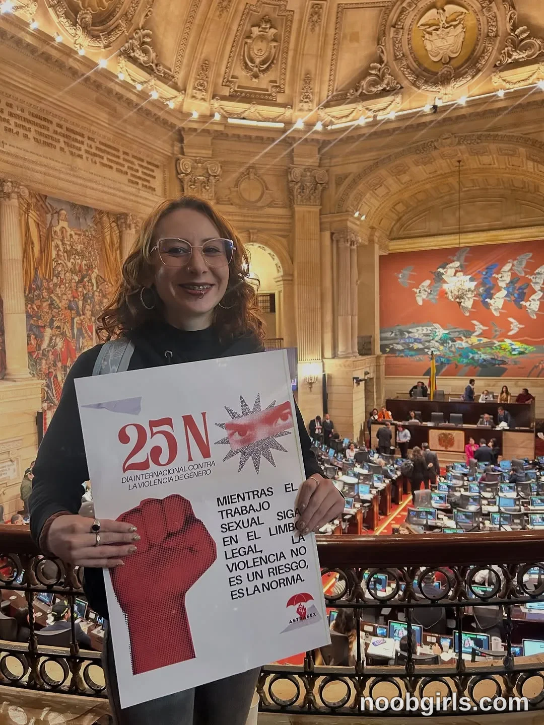 Sofia (@_beck_art_) — "En el marco del 25N en el congreso de la republica respresentando a…" in Congreso de la República de…