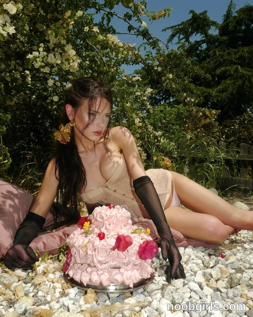 Inside the Studio and Loft Sets of June (@_june) — "…and eating it too 🍰 It’s my birthday on the 15th 🍬🍭🎂🍬💕🍥"
