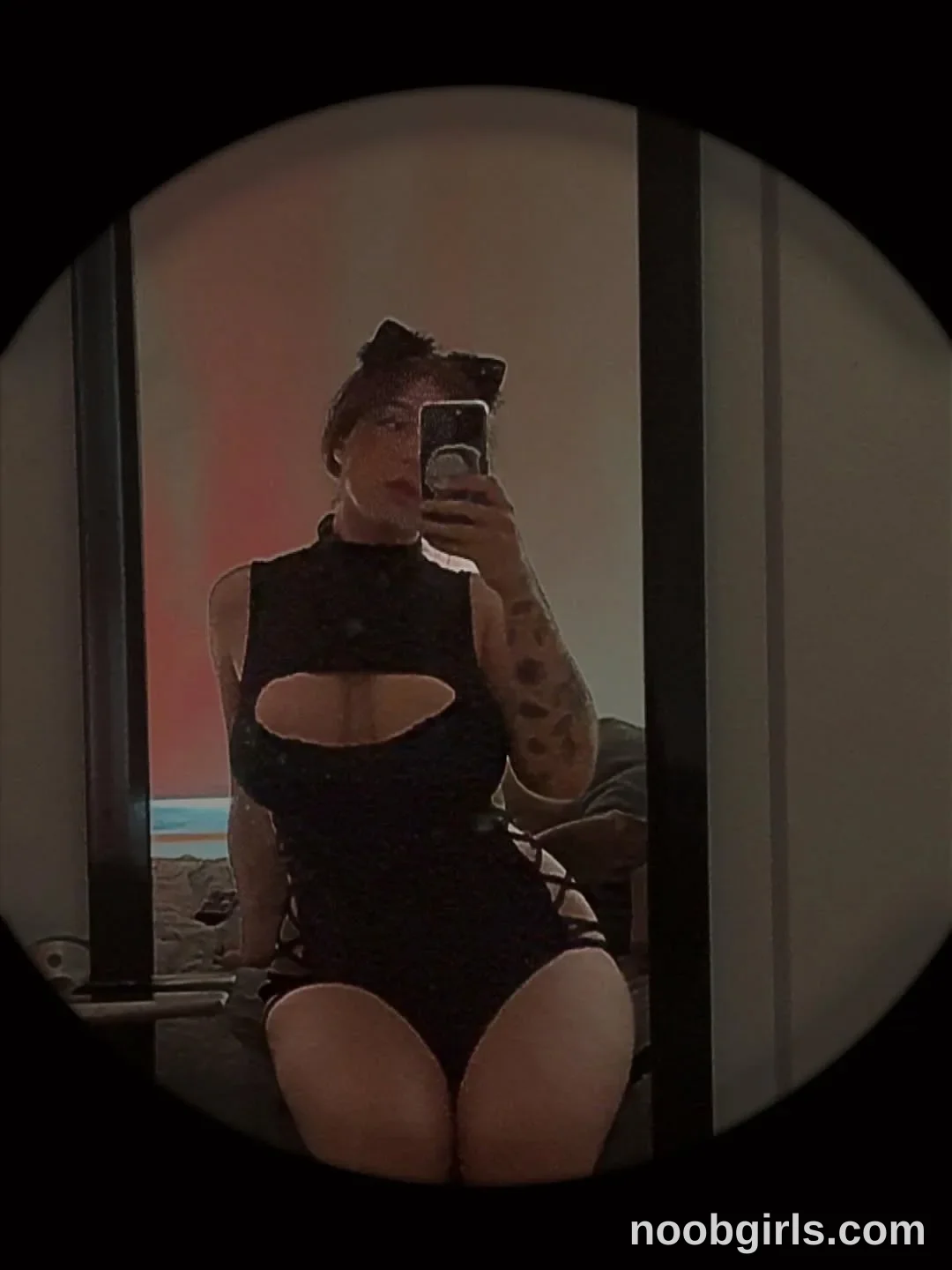 alexadream taking a mirror selfie
