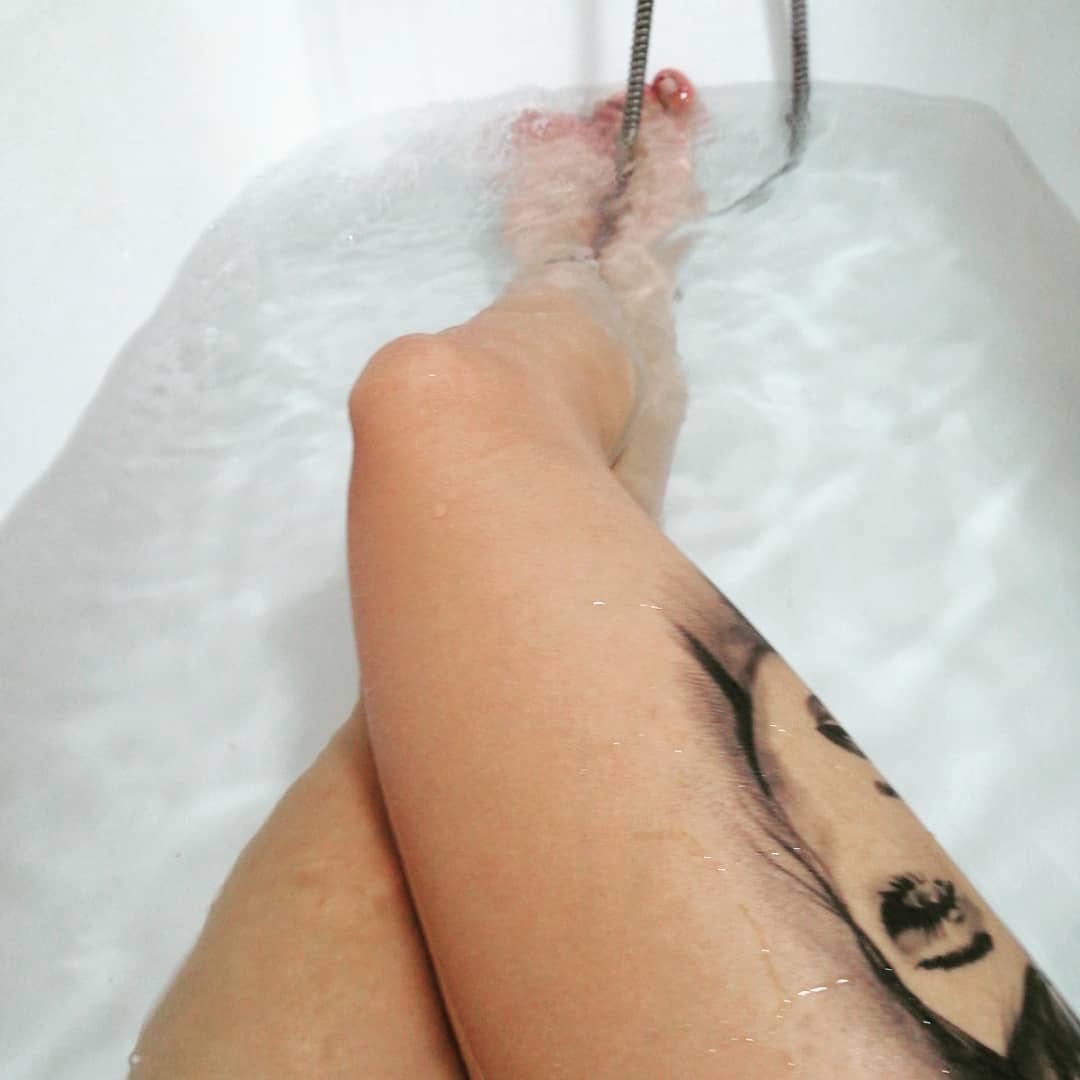anaworld69 taking a bath in bathtub
