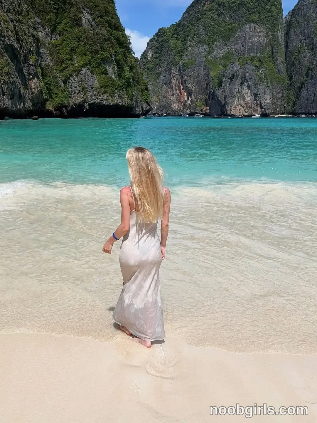 Angelina (@angelees_) in Maya Bay, Koh Phi Phi Leh, Thailand