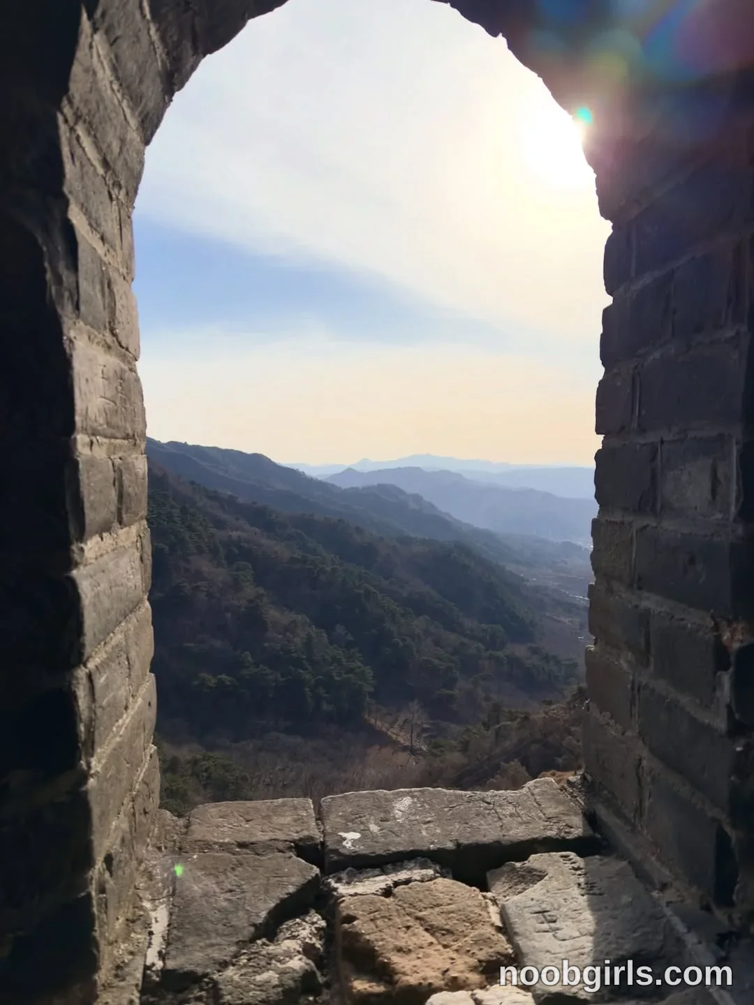 Angelina (@angelees_) in Mutianyu, Great Wall