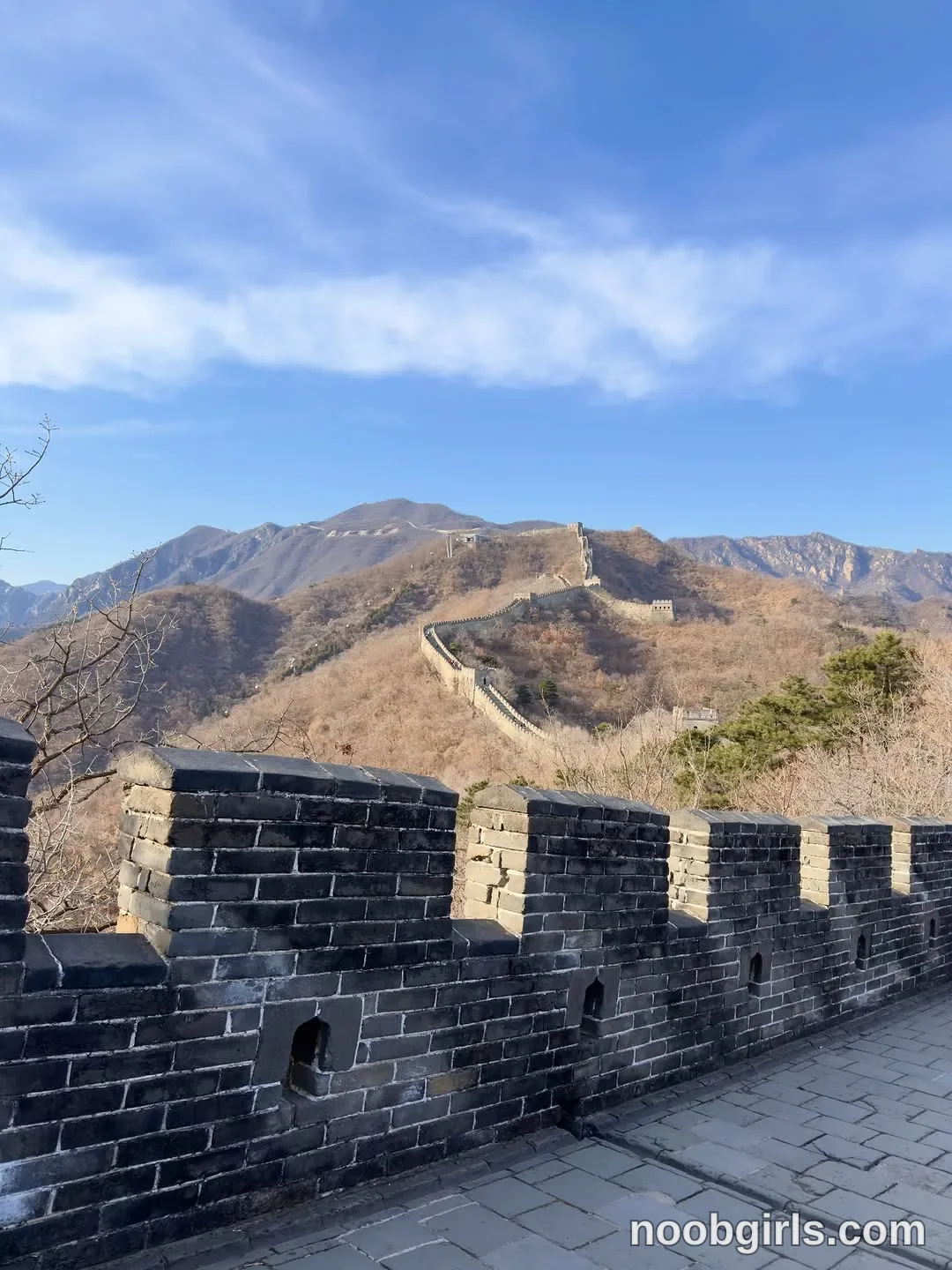 Angelina (@angelees_) in Mutianyu, Great Wall