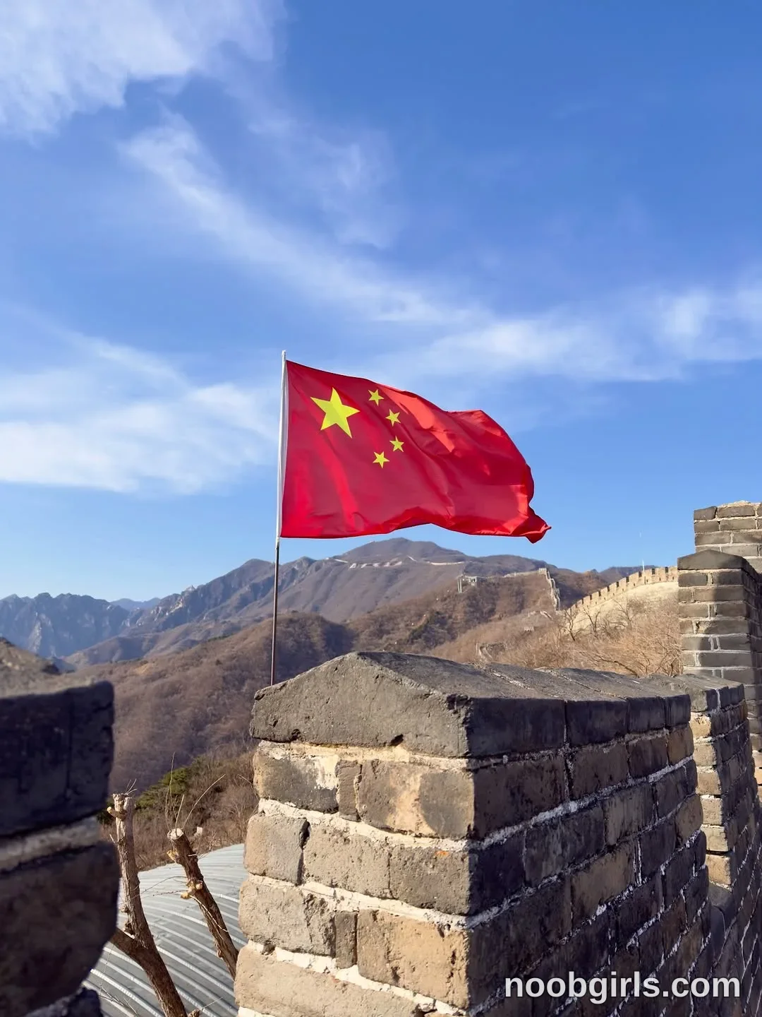 Angelina (@angelees_) in Mutianyu, Great Wall