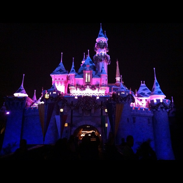 annabisoux in theme park at Sleeping Beauty Castle