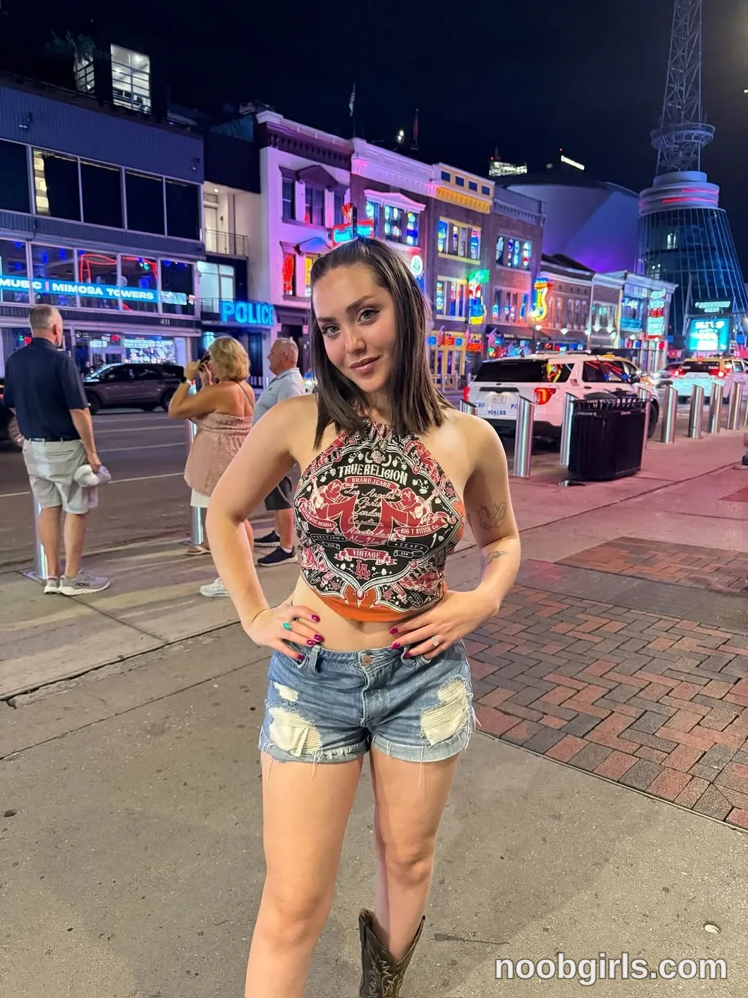 Ari (@arioutdoors) — "Nashville nights with a little bit of trouble 🤠❤️‍🔥 . . . . ."