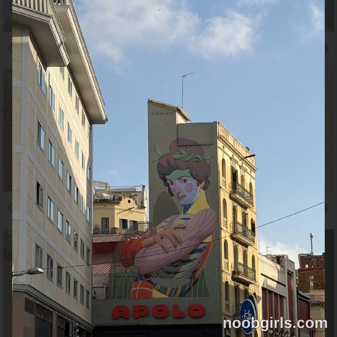 bexbex945874 in city street at Sala Apolo, Barcelona