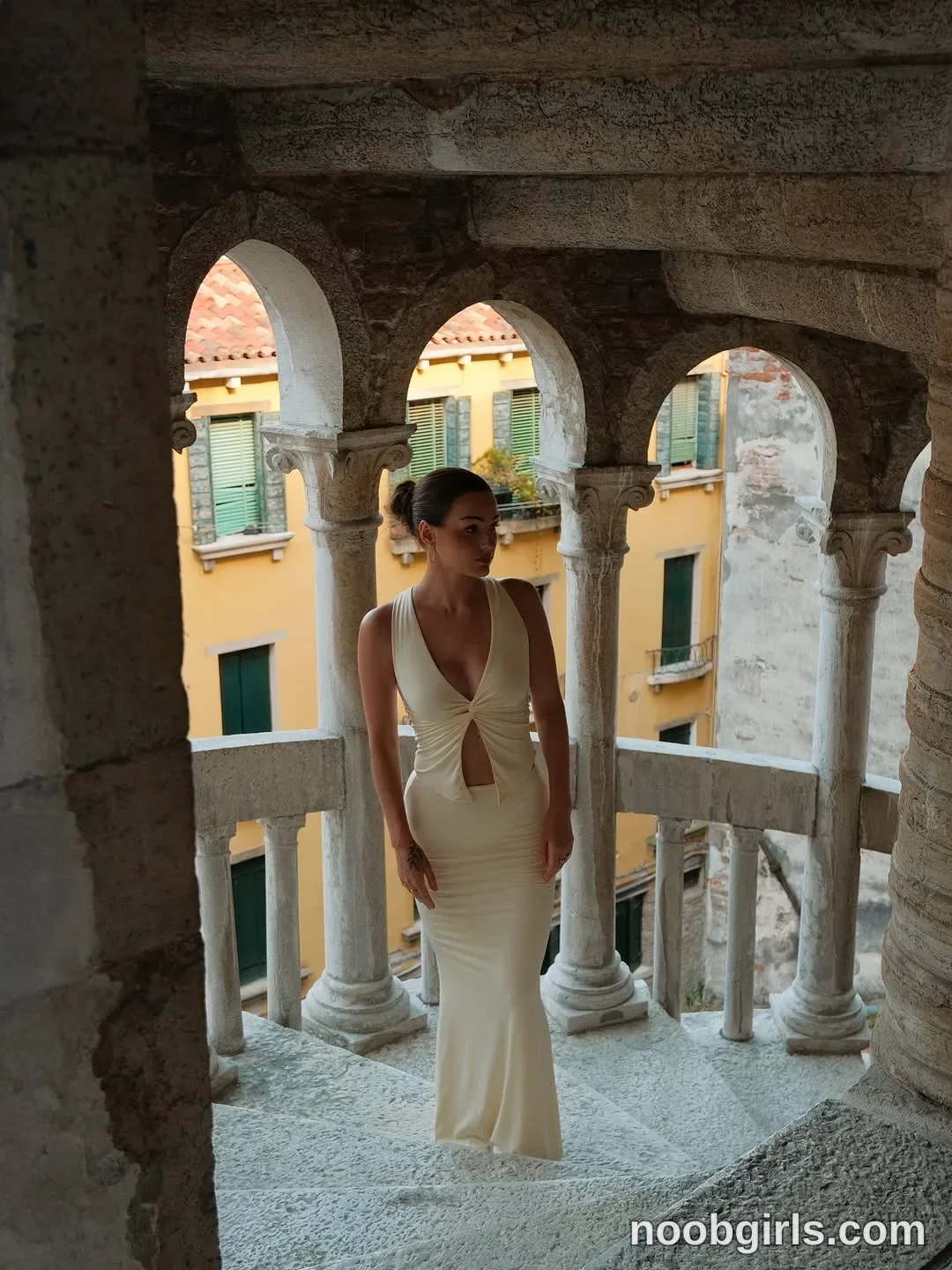 Brita (@britakiss) — "Palazzo Contarini 🎨 || the most romantic 15th century stone spiral staircase &…" in Palazzo Contarini…