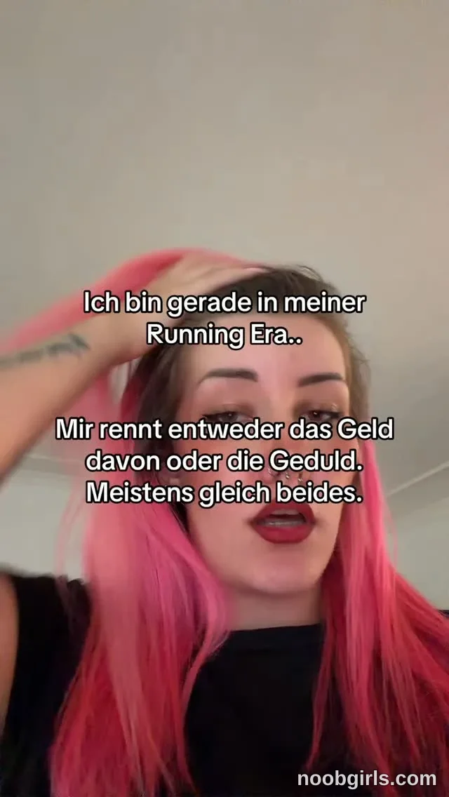 ClaraStylezZ Touching or brushing her hair with one hand wearing black top in room