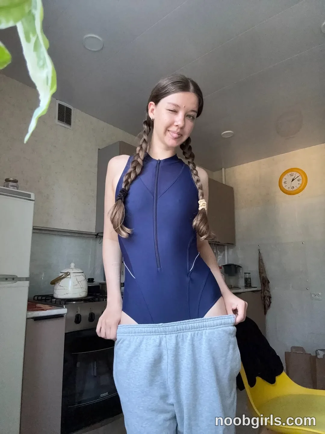 Geneva (@coyness_geneva) — "when u expect me wearing bikini, i like this swimsuit😉"