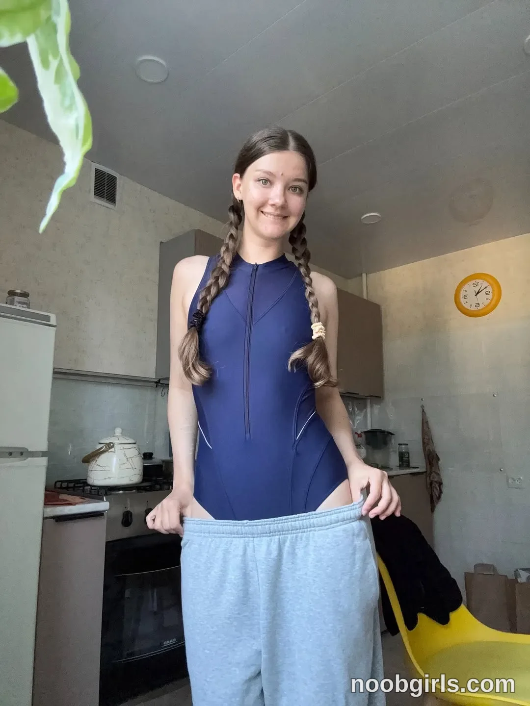 Geneva (@coyness_geneva) — "when u expect me wearing bikini, i like this swimsuit😉"