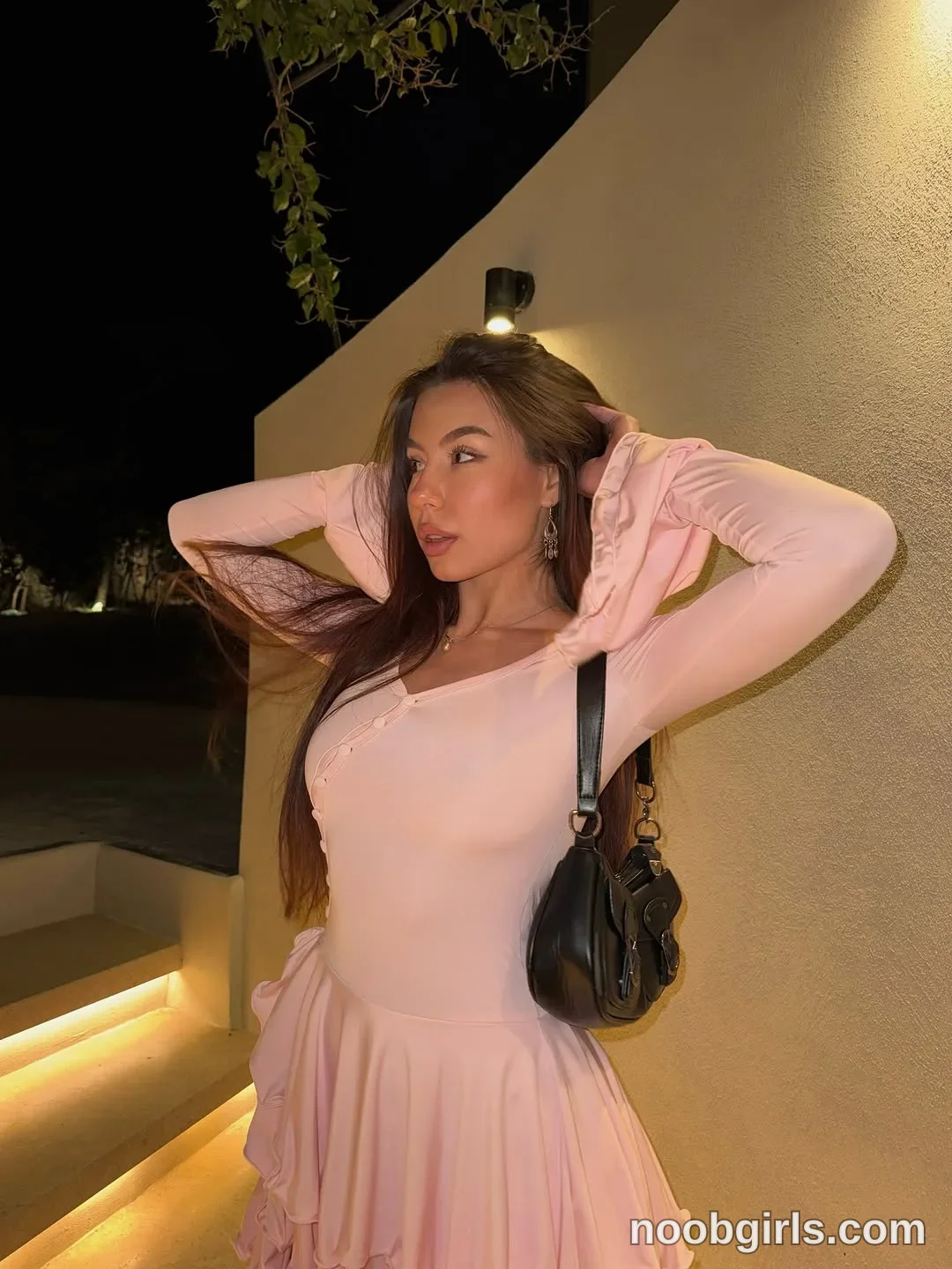 deniseglows (@deniseglows) — "dinner with me?" in Oia, Santorini, Greece