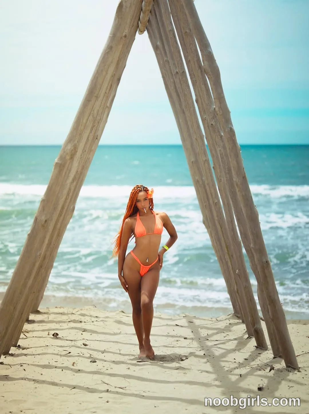 fyre_divine (@fyre_divine) — "entre la infinidad del fuego divino 🌊✨🔥 📷 @joserestrepoo" in Playa Mendoza Beach!