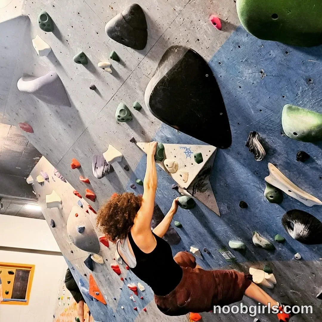 Ashley (@gomoreup) — "Got some good climbing in yesterday"