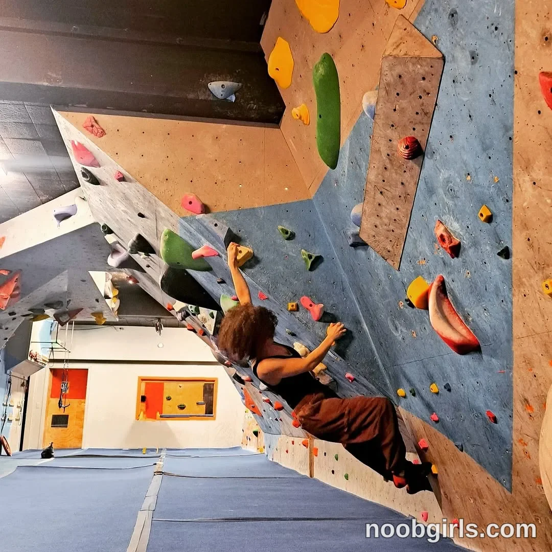 Ashley (@gomoreup) — "Got some good climbing in yesterday"