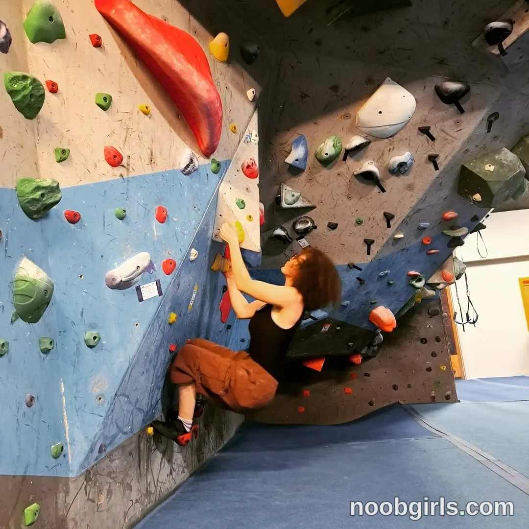 Ashley (@gomoreup) — "Got some good climbing in yesterday"