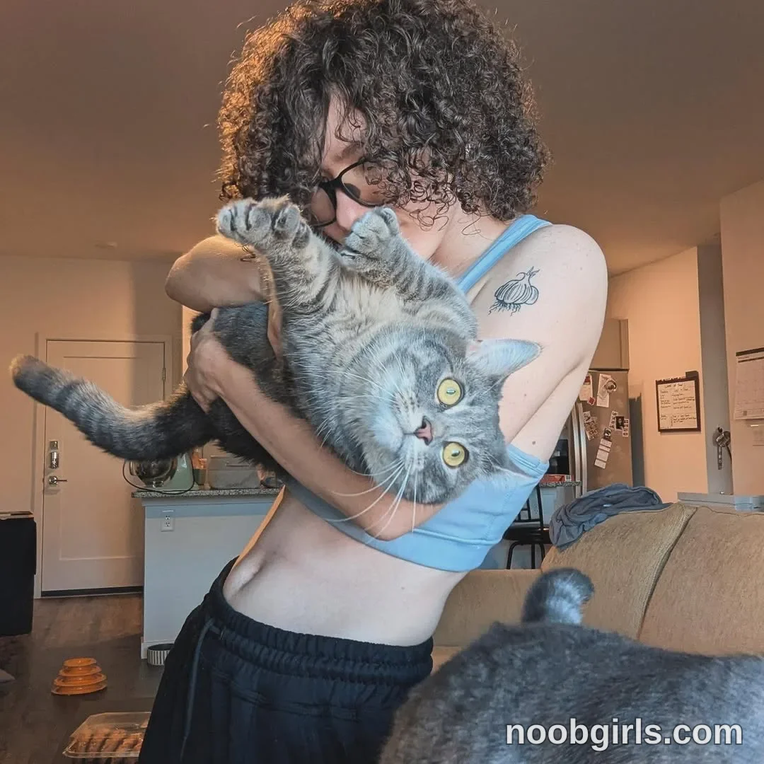 Ashley (@gomoreup) — "Excuse me, but please look at how fat my boy has gotten, I'm so proud of him…"