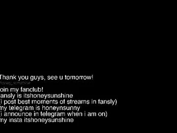 honey_sunshine on Chaturbate
