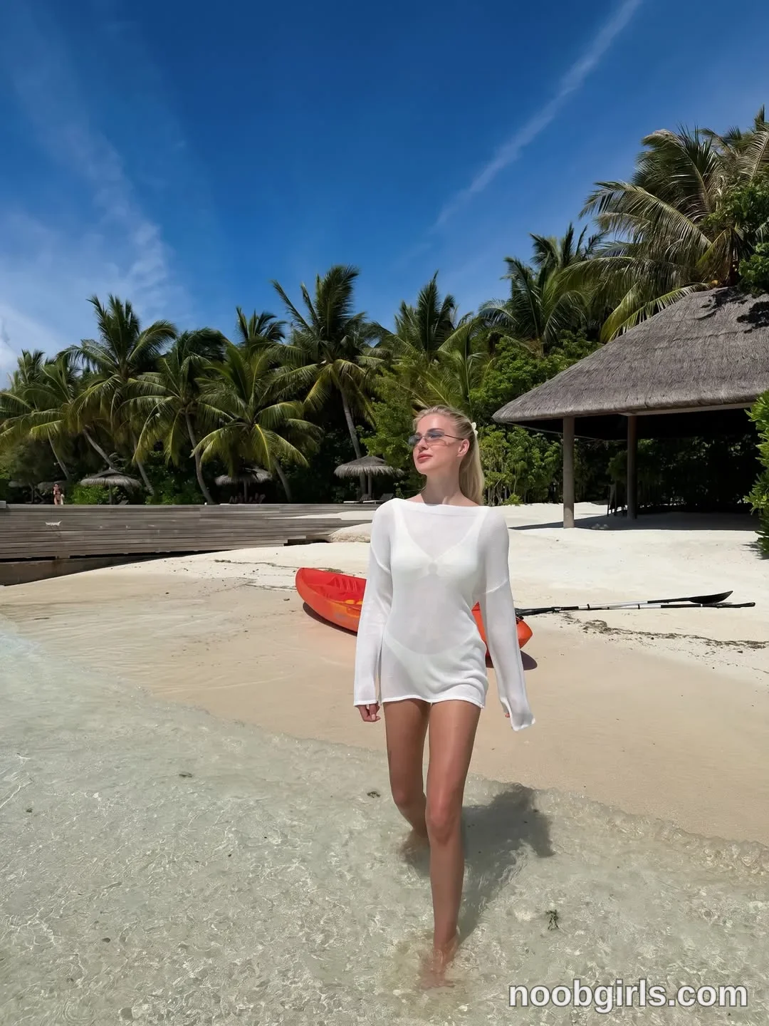 Kristina (@krissone) in Anantara Veli Maldives Resort