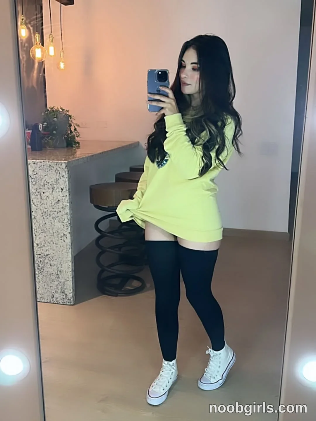 lau__1 Standing in front of a mirror