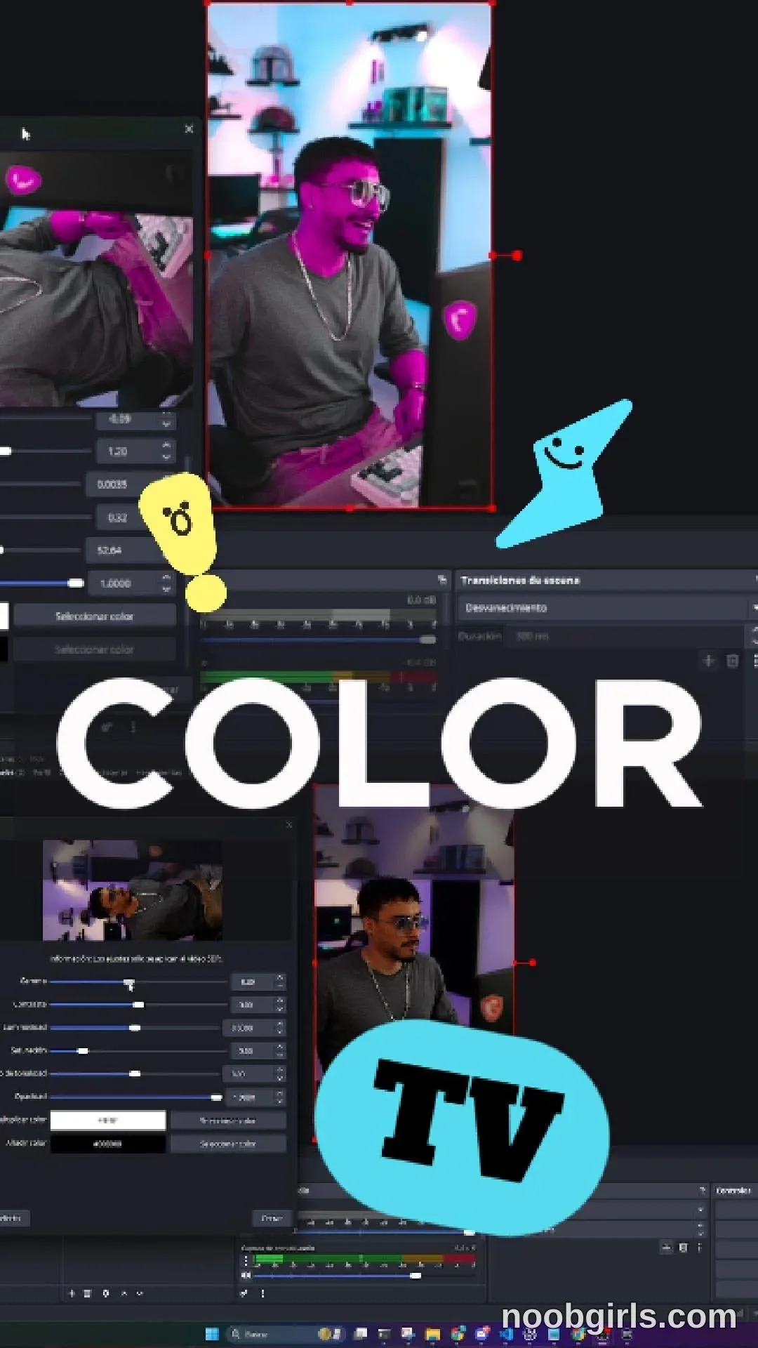 Letizia Fulkers reel: No uses tu monitor o televisor para hacer ajustes de color .