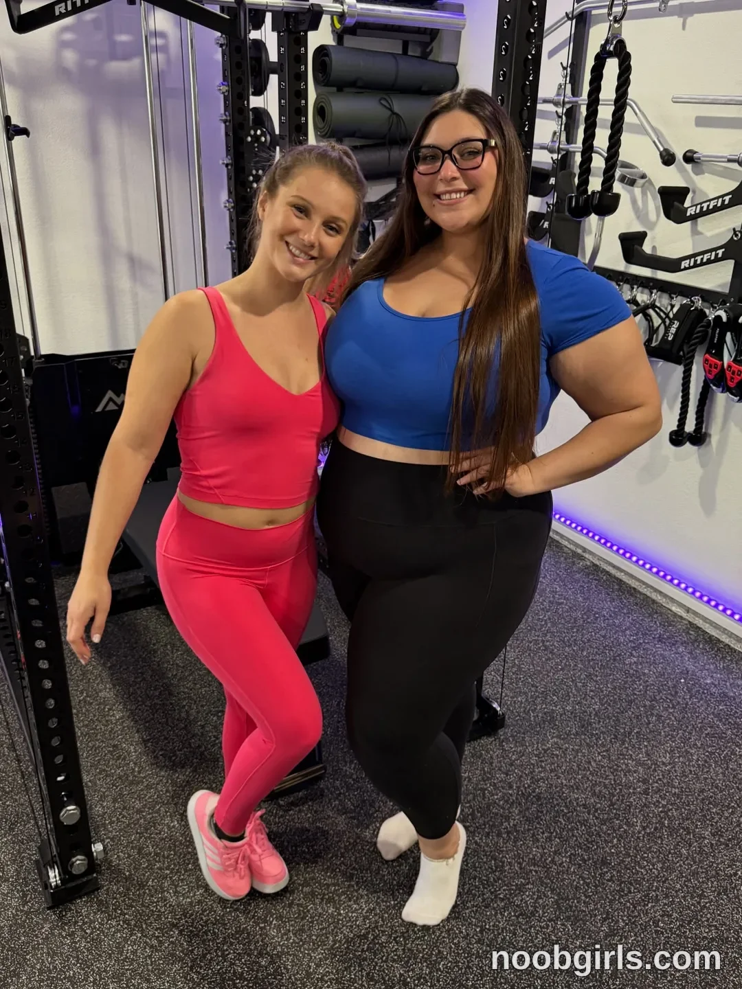 Lexi (@lexi_luv) — "Who would you rather workout with? Pink or blue?"