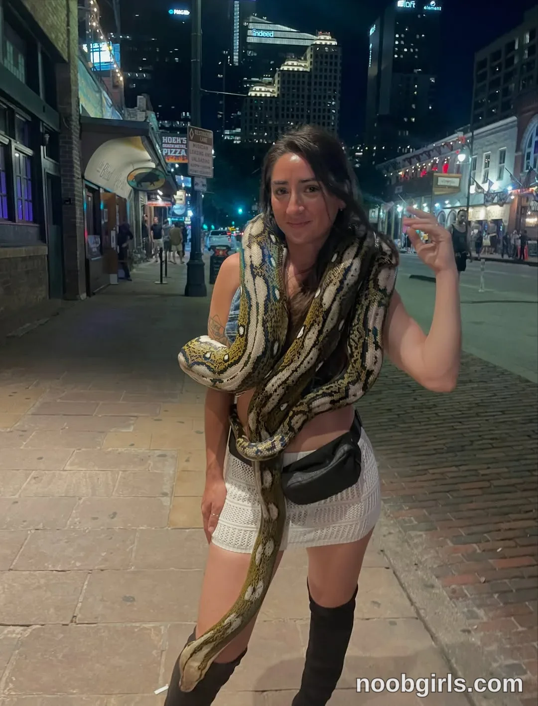 Litlaney (@litlaney) — "Happy world snake day! 🐍 truly I love educating all years of life about these…" in Downtown Austin