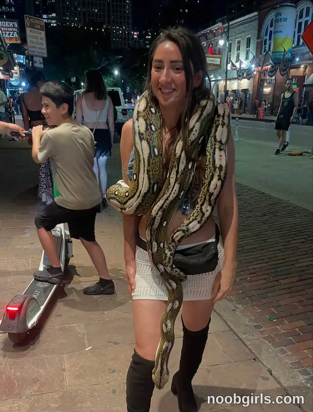 Litlaney (@litlaney) — "Happy world snake day! 🐍 truly I love educating all years of life about these…" in Downtown Austin