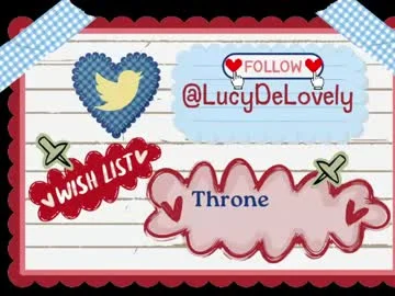 lucydelovely live stream capture — Chaturbate cam girl
