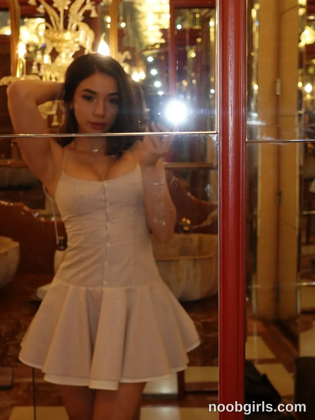 mariannacruzz Standing in front of a mirror