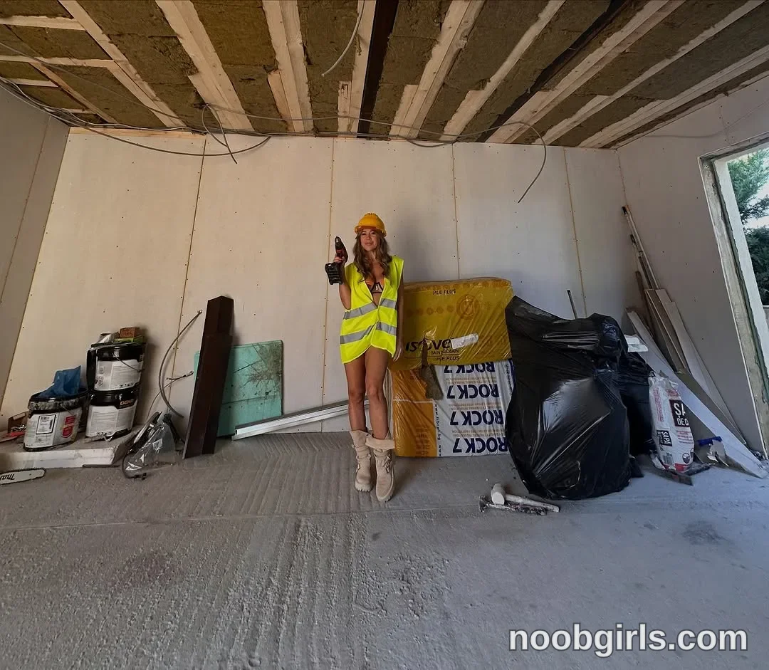 Marrylou Anne (@marrylouanne) — "Drillin’ and chillin’ — Halloween under construction. 🛠️👻"