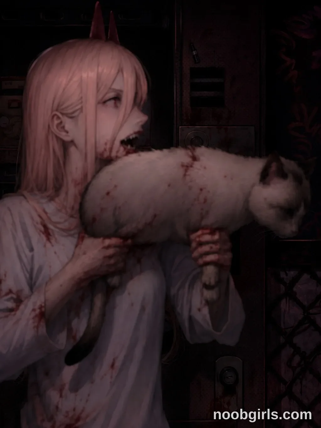 Mely (@nekyra_san) — "Your favorite fiend🩸🖤 Fake blood"