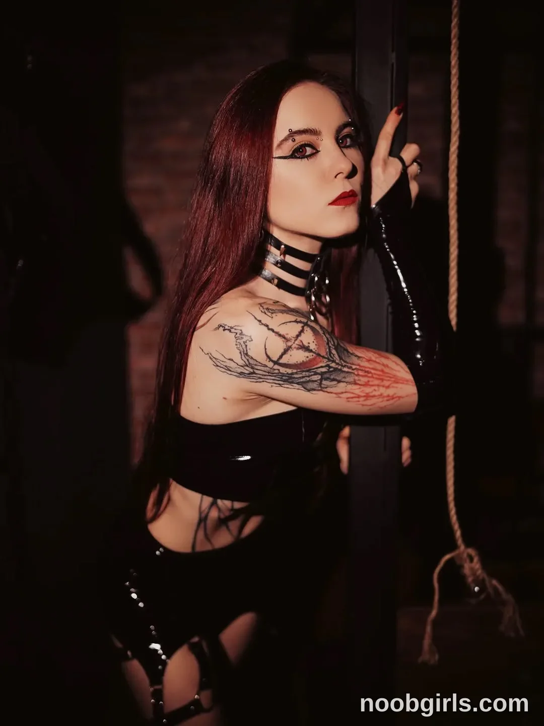 nelle_ (@nelle_) — "What about you? / / Latex @honourclothing Heels @pleasershoes / /"