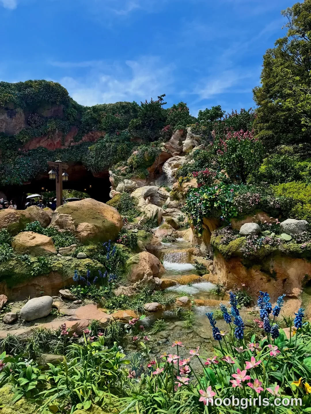 Elina none (no subject present in frame) in theme park landscaped garden in Tokyo DisneySea